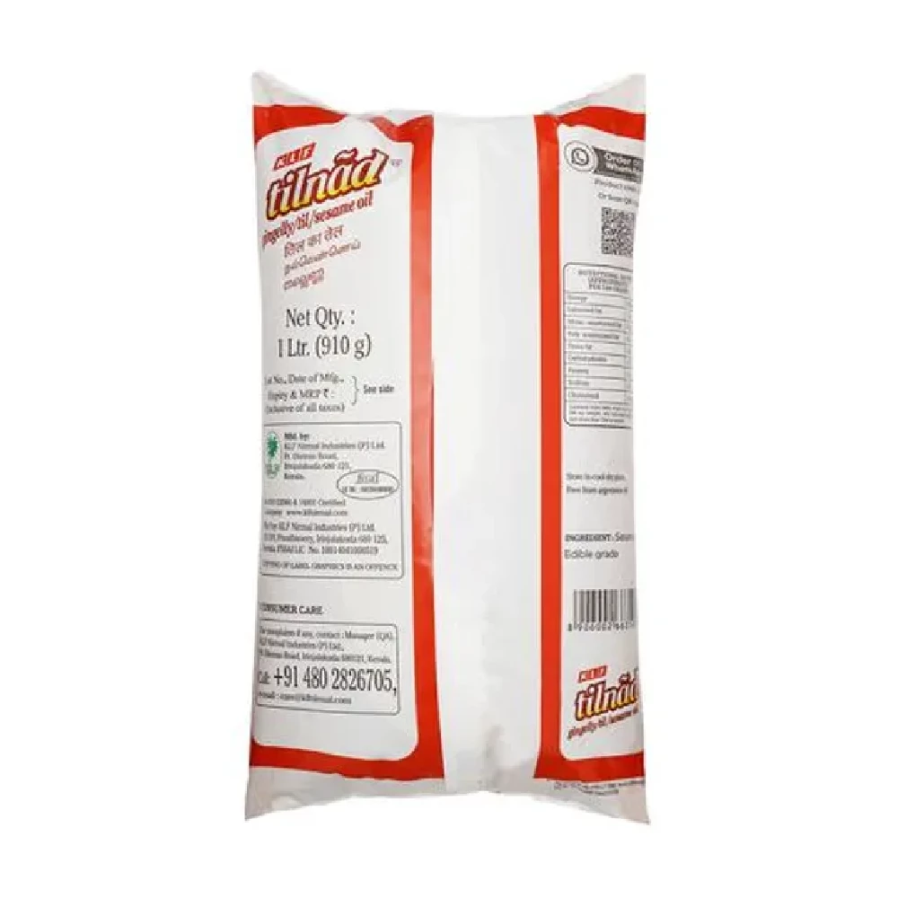 Klf Gingelly Oil - Tilnad 100percent Pure, 1000 ml Pouch-2.webp